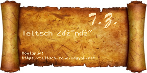 Teltsch Zénó névjegykártya